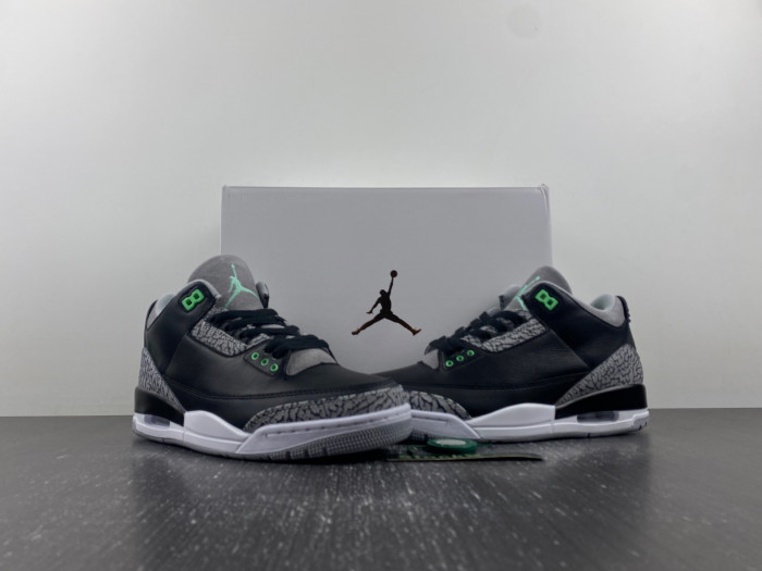 air jordan 3 “green glow” ct8532-031