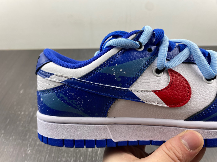 nike sb dunk low pepsi deconstruct strap fd9064-110