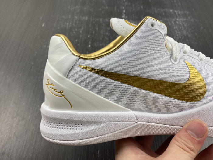 nike kobe 8 protro white golden fv6325-100