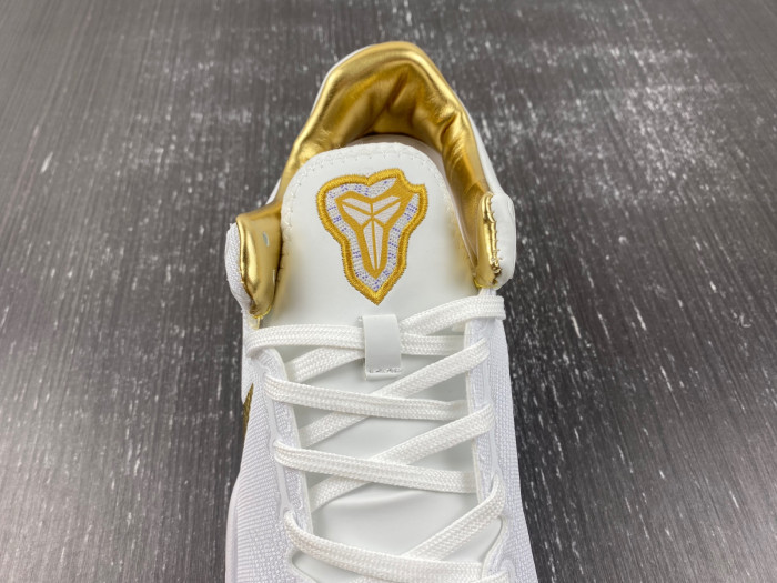 nike kobe 8 protro white golden fv6325-100