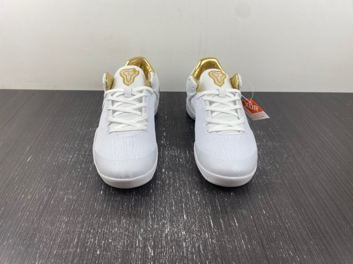 nike kobe 8 protro white golden fv6325-100