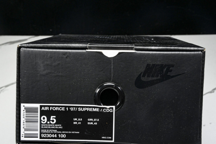 Nike Air Force 1 Low Supreme Comme des Garcons Shirt 923044-100