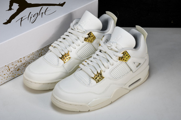 jordan 4 retro metallic gold aq9129-170