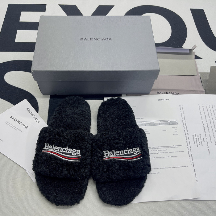 Balenciaga Furry Slide