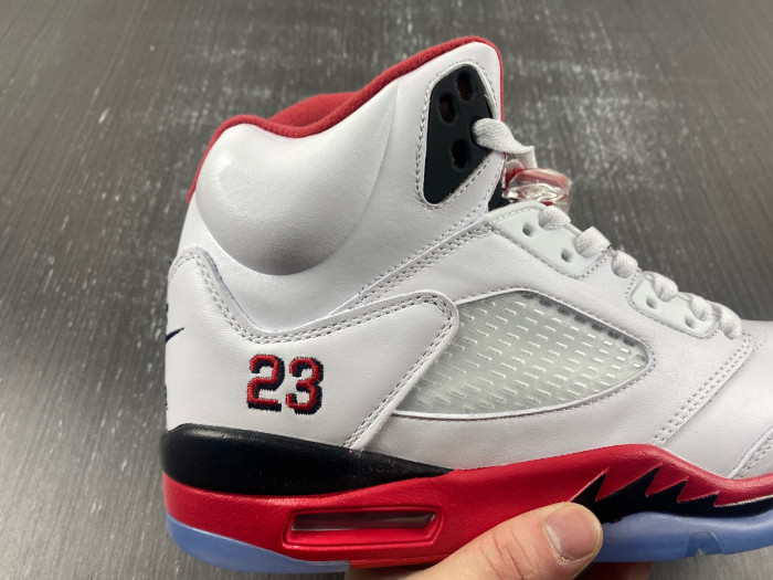 air jordan 5 retro fire red (2024) 136027-120