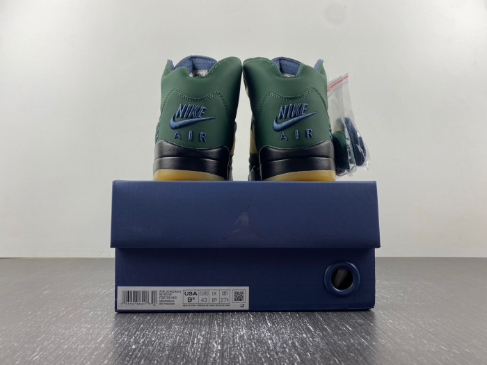 air jordan 5 "navy green” amm fz5758-003