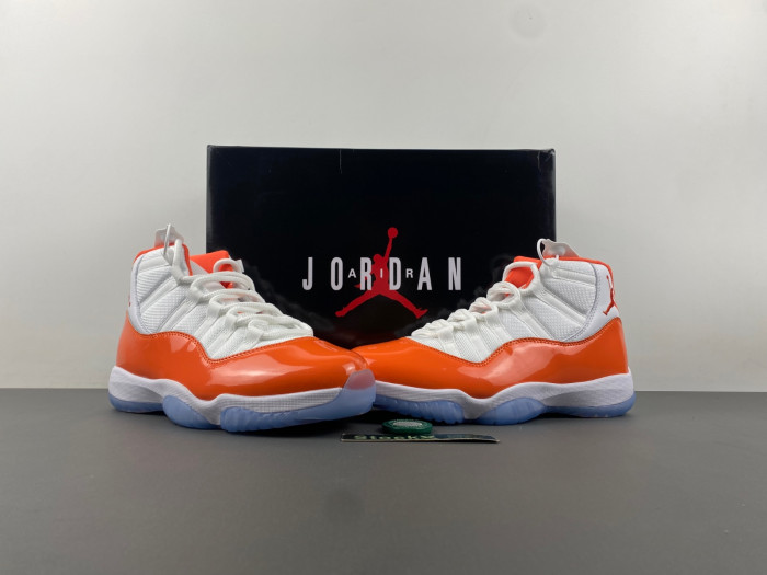 jordan 11 retro orange 378037- 002