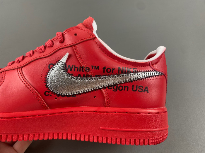 nike air force 1 low off-white red ao4297-600
