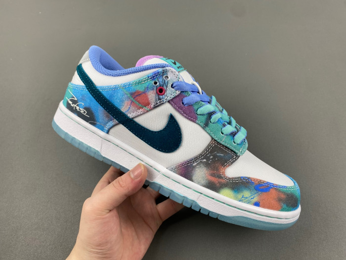 nike sb dunk low futura laboratories bleached aqua