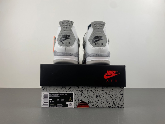 Air Jordan 4 “White Cement” 2025 FV5029-100
