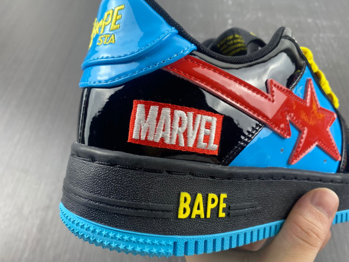 bape sta low x marvel comics spider-man