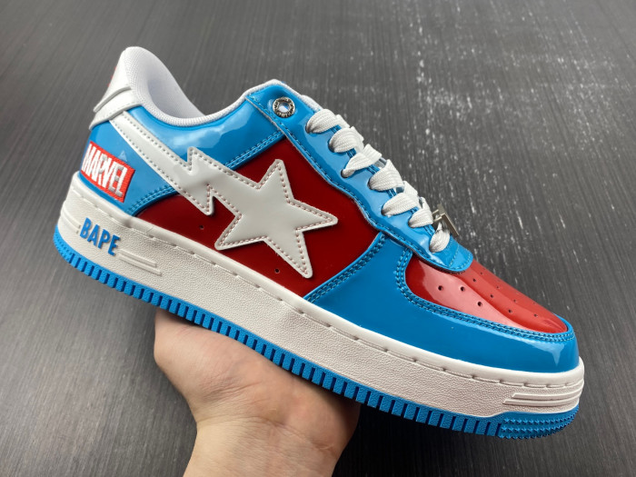 bape sta low x marvel comics spider-man
