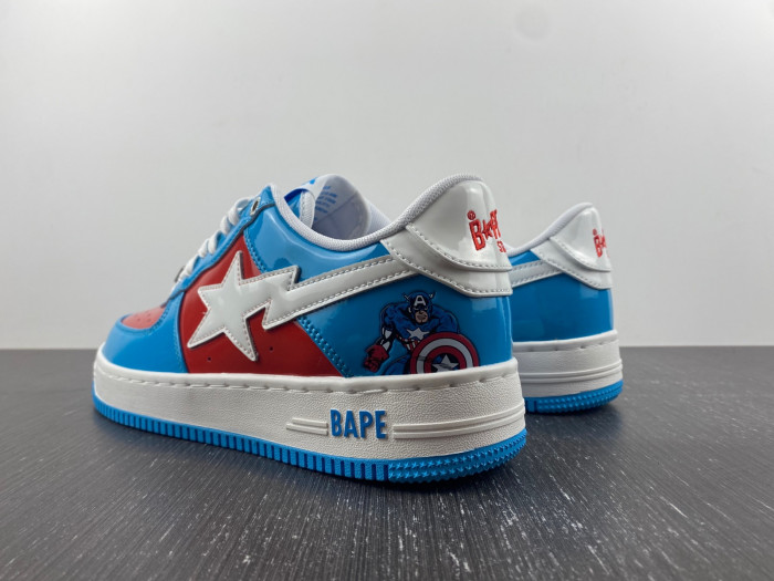 bape sta low x marvel comics spider-man