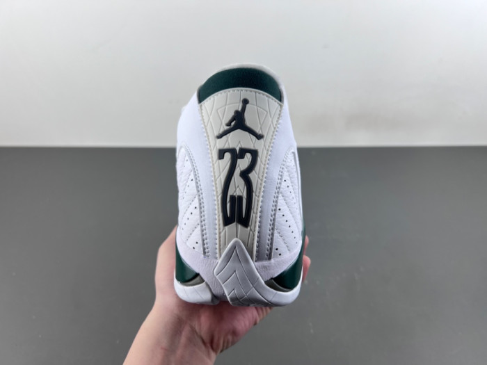 Jordan 14 Retro White Forest Green 311832-131