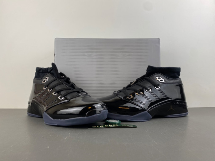 Jordan 17 Retro Low Black Patent IZ2638-001