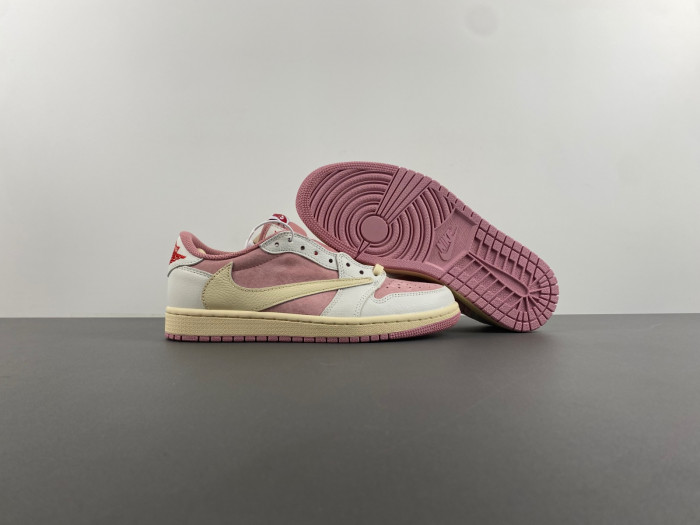 jordan 1 retro low og sp travis scott pink dm7866-600