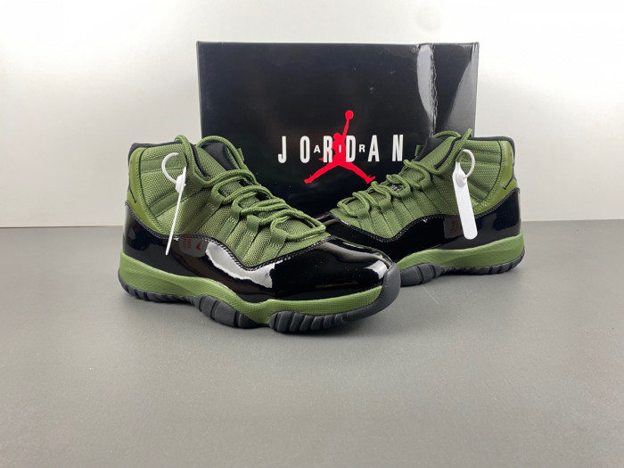jordan 11 retro military green ct8012-300