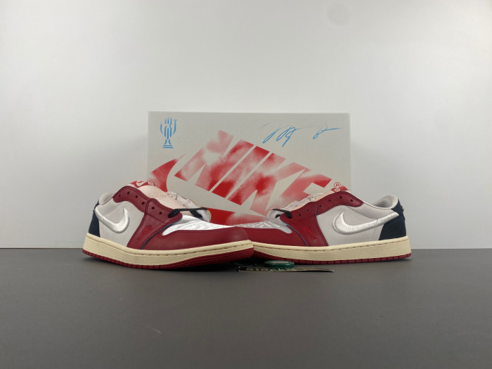 jordan 1 retro low og trophy room rookie card home (numbered)