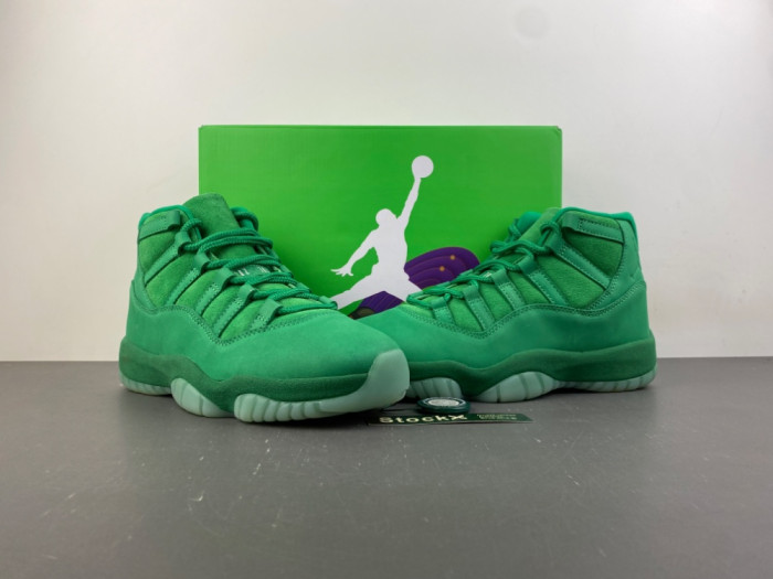 Jordan 11 Retro Green Screen Monstars