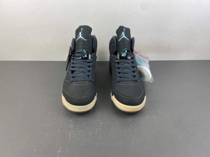 Jordan 5 Retro SoleFly Black Aurora Green IU0734-001