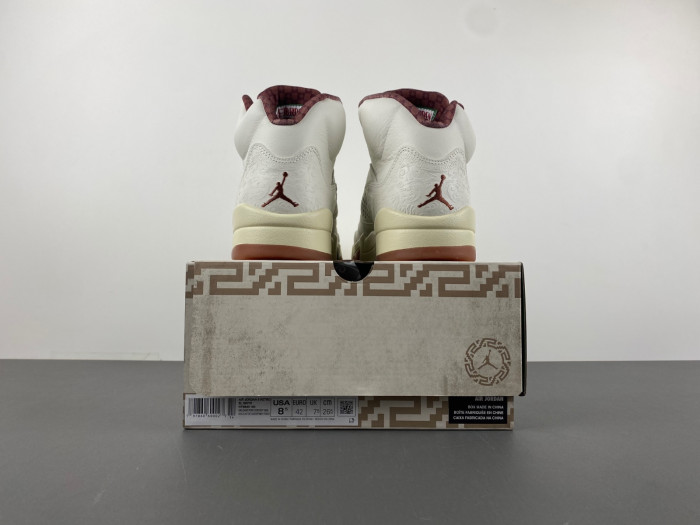 Air Jordan 5 "El Grito" Sail and Dark Pony HF8833-100