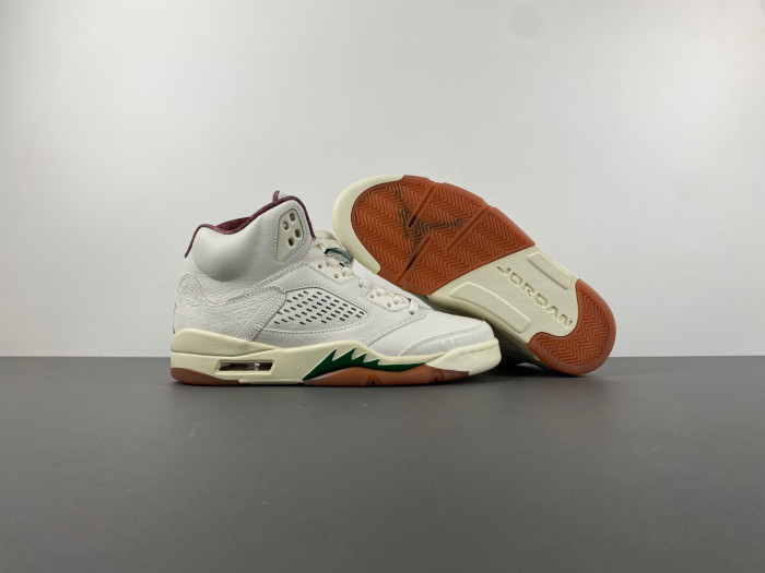 Air Jordan 5 "El Grito" Sail and Dark Pony HF8833-100