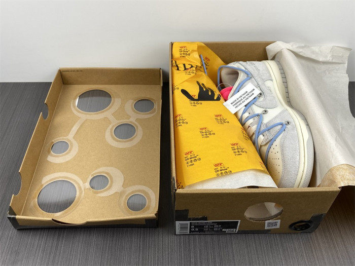 nike dunk low o-w lot 38 dj0950-113