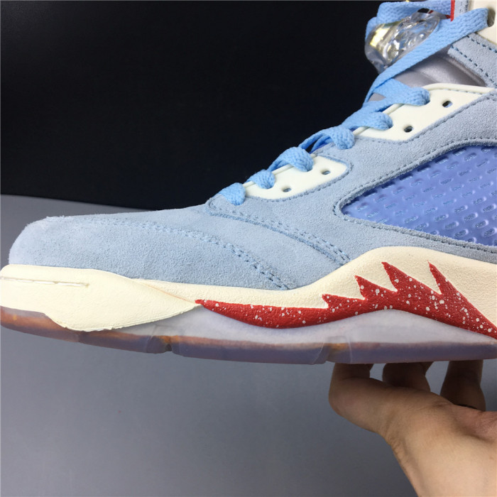trophy room x air jordan 5 jsp ice blue ci1899-400