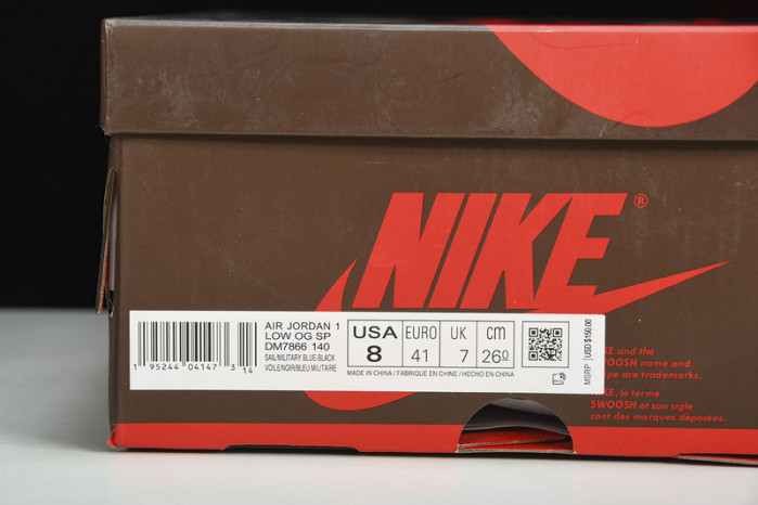 JORDAN 1 RETRO LOW OG SP TRAVIS SCOTT DM7866--140