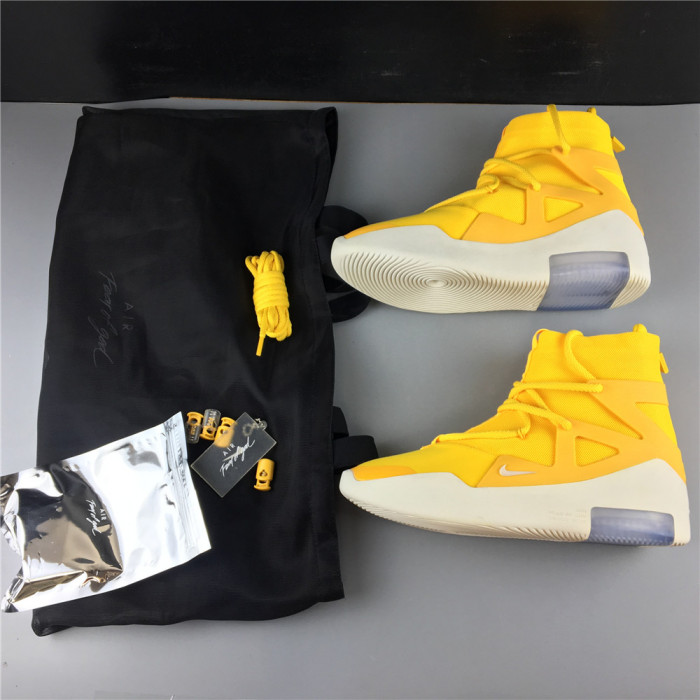 nike air fear of god 1 yellow ar4237-700