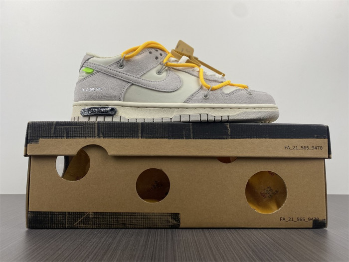 nike dunk low o-w lot 39 dj0950-109