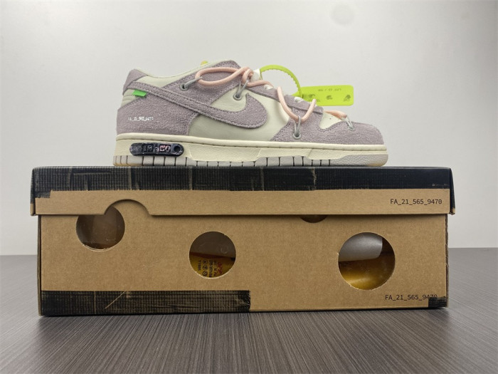 nike dunk low o-w lot 12 dj0950-100