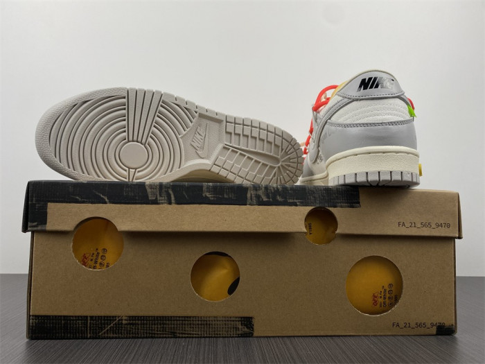 nike dunk low o-w lot 6 dm1602-110