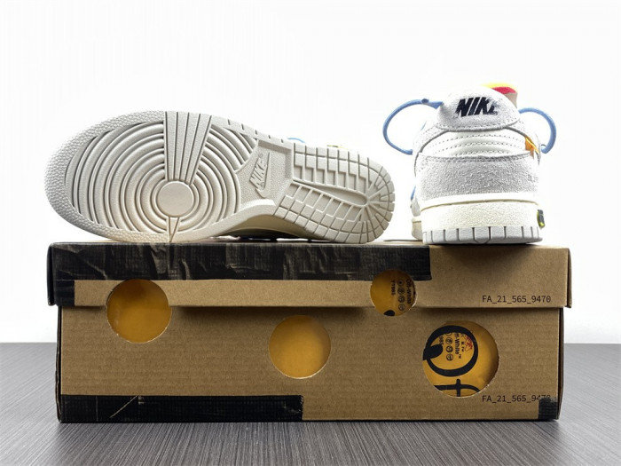 nike dunk low o-w lot 38 dj0950-113