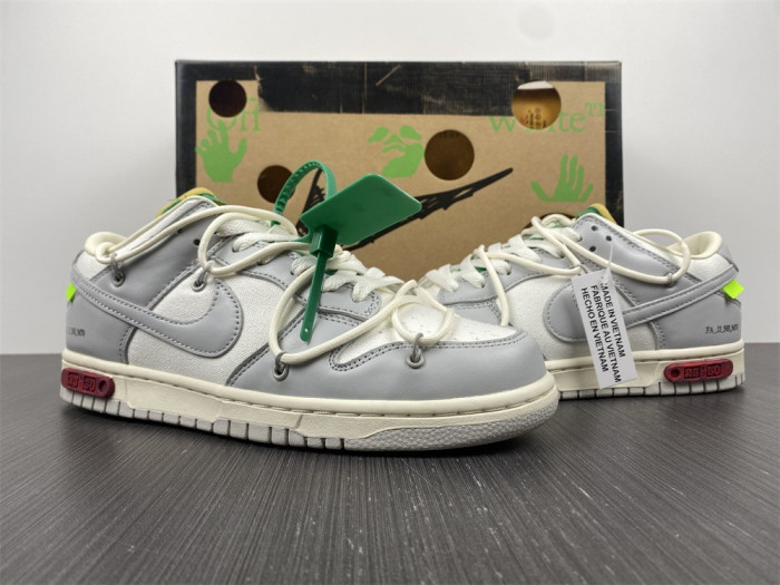 nike dunk low off-white lot 25 dm1602-121