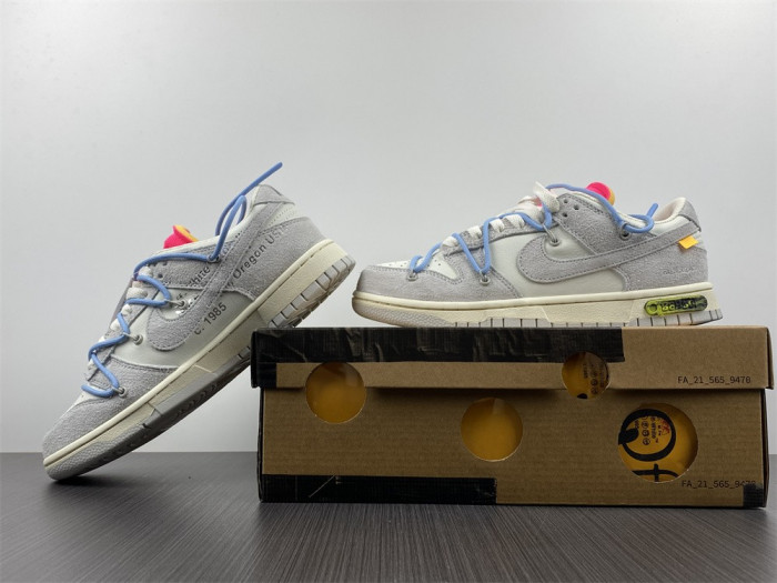 nike dunk low o-w lot 38 dj0950-113