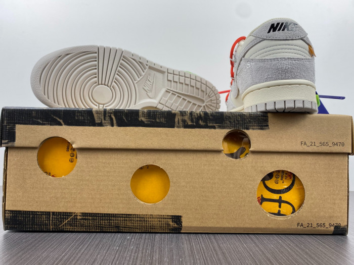 nike dunk low o-w lot 13 dj0950-110