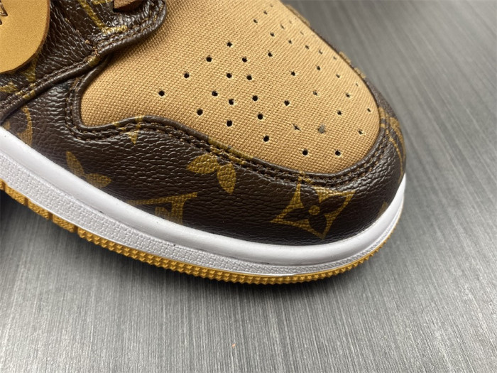 air jordan 1 o-w -louiv low top (with case)