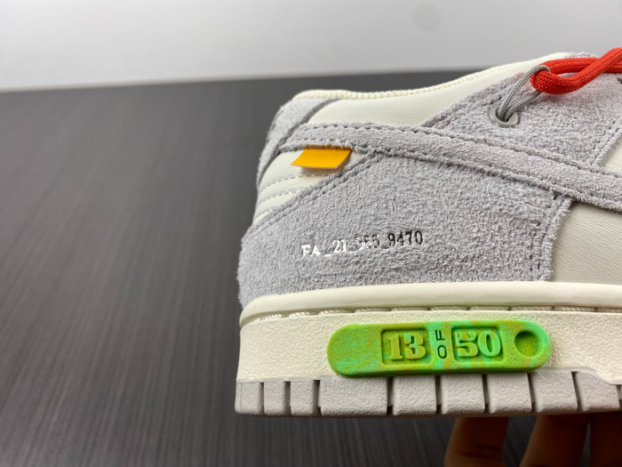 nike dunk low o-w lot 13 dj0950-110