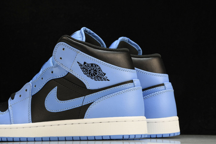 jordan 1 mid university blue black dq8426-401
