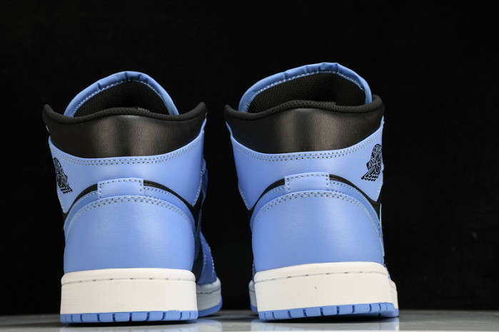 jordan 1 mid university blue black dq8426-401