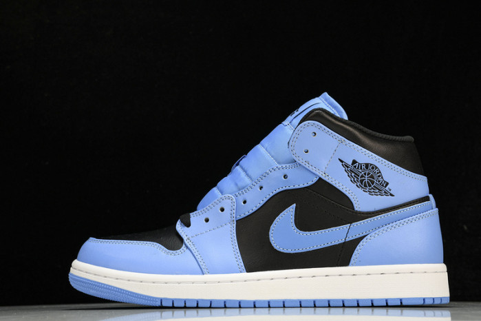 jordan 1 mid university blue black dq8426-401