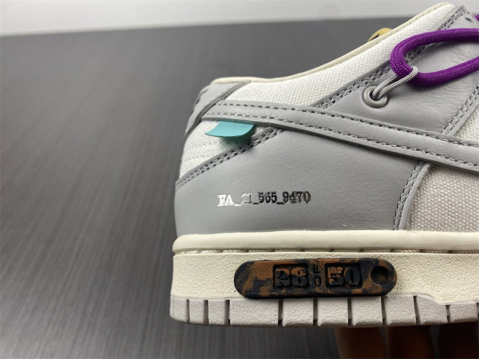 nike dunk low o-w lot 28 dm1602-111