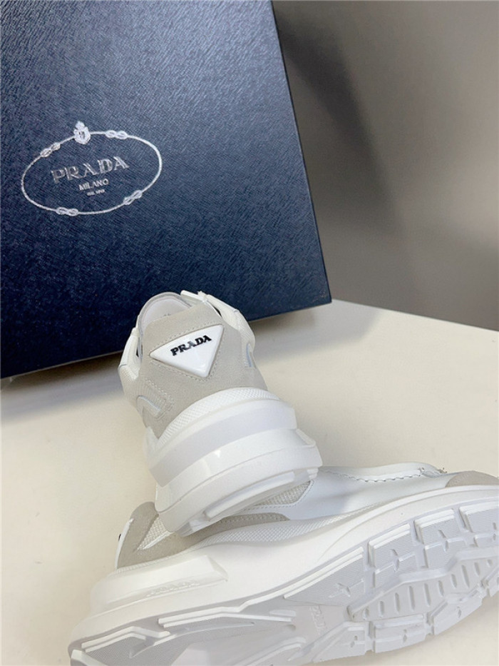 Prada Brushed Leather Sneakers