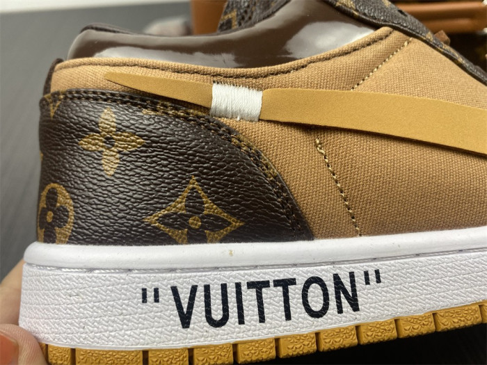 air jordan 1 o-w -louiv low top (with case)