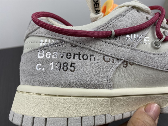 nike dunk low o-w lot 35 dj0950-114