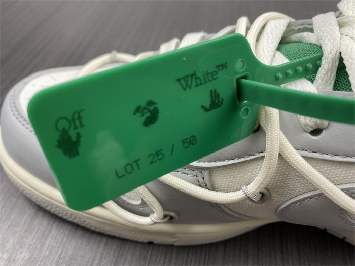 nike dunk low off-white lot 25 dm1602-121