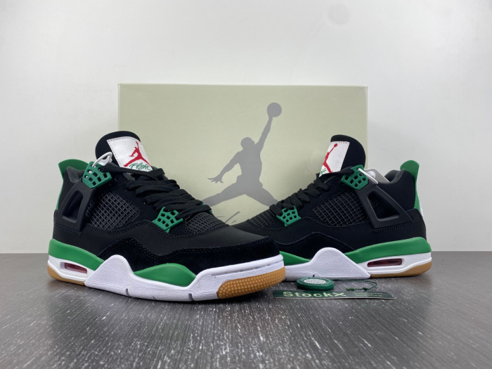 jordan 4 retro sb black green dr5415-030
