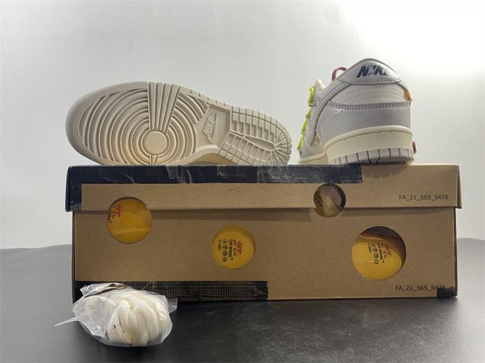 nike dunk low o-w lot 8 dm1602-106