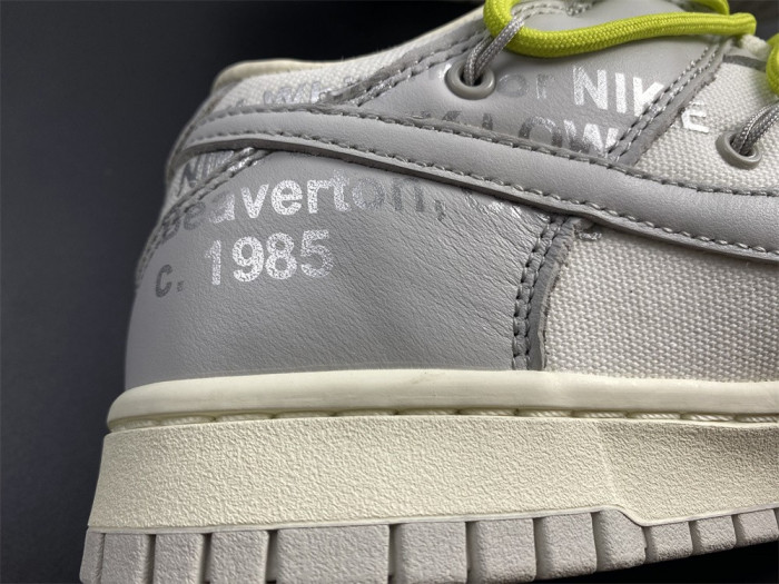 nike dunk low o-w lot 8 dm1602-106